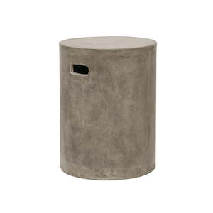 Concrete Pipe Side Table/Stool - Grey