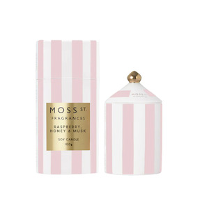 Moss St. Ceramic Candle 100g - Raspberry Honey & Musk