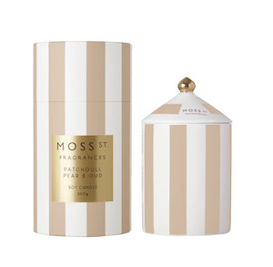 Moss St. Ceramic Candle 360g - Patchouli Pear & Oud