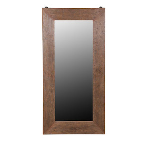 Mirrors: SOLID TEAK BEVELLED MIRROR