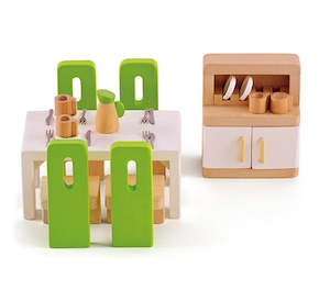 Wooden Toys Puzzles Games: MODEN DINING ROOM