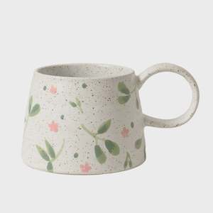 Mae Large Handled Mug / Flower Garden