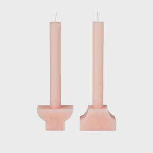 Candles: Candle Pilas - Peach Pink