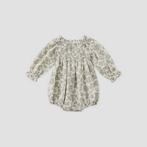 EDEN ROMPER || GREEN FLORAL