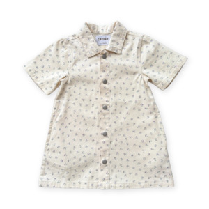 Girls Dresses Skirts: Collar Dress - Garden