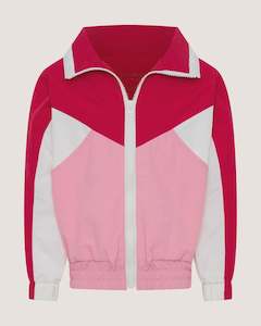 Segment Pink and Red Jacket