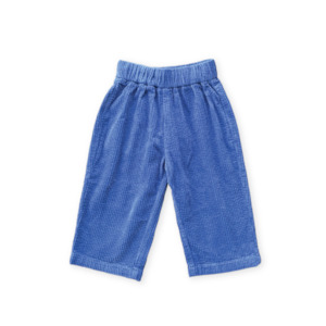 Organic Relaxed Cord Pant - Sea