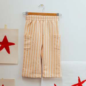 Girls Leggings Pants: Holiday Pants (peach)