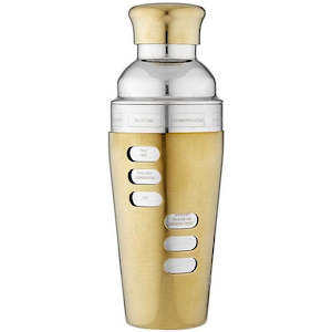 Recipe Cocktail Shaker - Gold