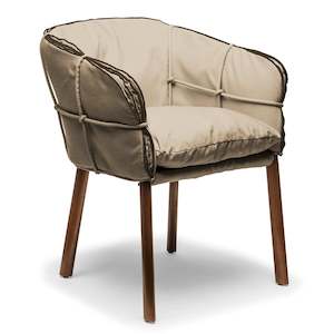 Armchairs Occasional Chairs: COBONPUE Parchment Armchair Indoor