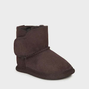 Platinum Baby Bootie - Chestnut