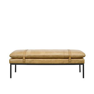 Baxter Leather Ottoman