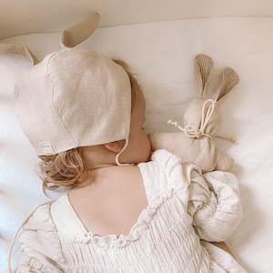 Linen Accessories: Bunny Bonnet