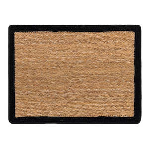 JUTE RECTANGLE PLACE MAT WITH BORDER