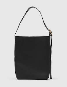 Brie Leon: Everyday Bucket Bag - BLACK NAPPA