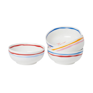 Red Italian Bowl Set