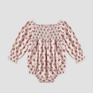 Rylee Cru: ADELAIDE ROMPER || BLUSH FLEUR