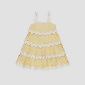 Ric Rac Dress - Yellow
