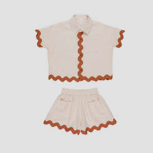 Rylee Cru: Kelli Set - Shell