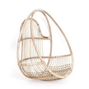 Outdoor Furniture: Hanging Chair - Natural Rattan