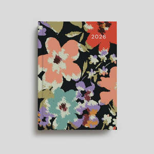 Journals Diaries: Father Rabbit x Juliette Hogan | Weekly Diary 2026 | Petal Parade