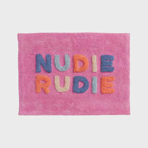 Brands: Nudie Rudie Bath Mat Mini - Dahlia