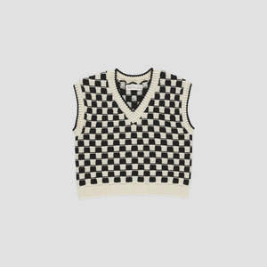 Sweater Vest - Check