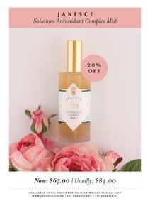 Face Care: Janesce Solutions Antioxidant Complex Mist