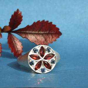 Kaleidoscope Collection: Kāmahi kaleidoscope ring