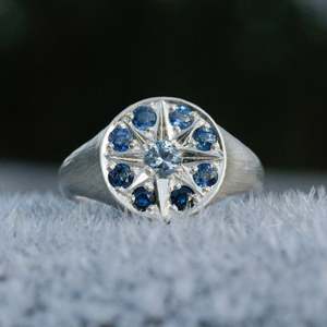Midwinter Collection: Frost Star ring