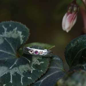 Silver Rings: Rosebud ring