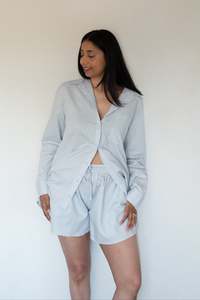 Shay Linen-Blend Boxy Shirt
