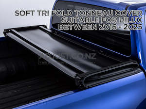 Tonneau: Soft Tri-Fold Tonneau Cover suitable for Toyota Hilux 2016-2025