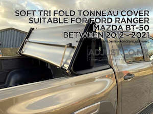Soft Tri-Fold Tonneau Cover suitable for Mazda BT-50/ Ford Ranger 2012+