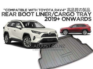 Boot Liners: Heavy Duty Cargo Rubber Waterproof Mat Boot Liner Suits Toyota Rav4 2019+
