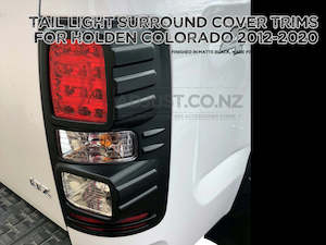 Cover Trims: Tail light Cover Trims suitable for Holden Colorado 2012-2020