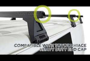 Roof Racks: Compatible with Toyota Hiace 40mm x 40mm Roof Rack End cap