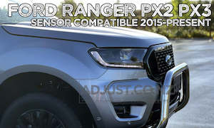 Nudge Bars: PX3 Ford Ranger 3" Stainless Steel Nudge bar for 2015- 2021