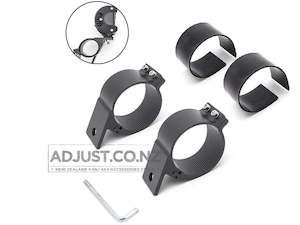 Nudge Bars: 2 x LED LIGHT BAR MOUNTING CLAMPS FOR 2.5" BAR (Adjustable Between 66-71mm)