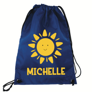 Personalised  Navy Waterproof Swim Bag - NZ