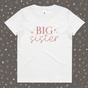 Big Sister Tee - Rose Gold