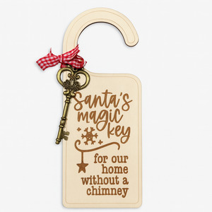 Christmas Collection: Santa's Magic Key - Christmas Door Key for Homes Without Chimneys