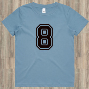 Sport Jersey Number T-Shirt (Assorted Colours 1-10)