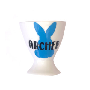 Personalised Egg Cup - Blue
