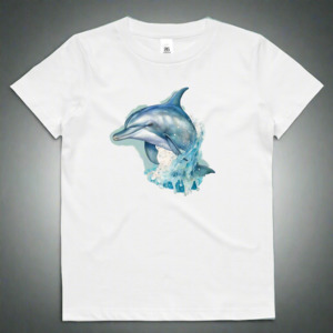 Dolphin T-Shirt - Kids Ocean Theme Tee NZ