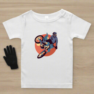 Themed Tees: Motocross Rider Tee - Boys Dirt Bike T-Shirt NZ