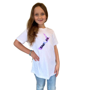 New Zealand Kiwi Kid T-Shirt or Onesie - Pink - NZ Pride Kids Clothing