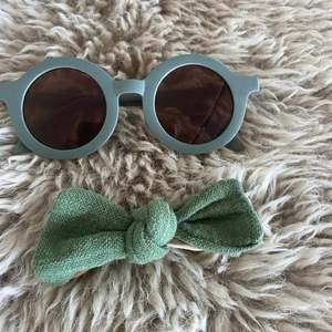 Green Sunglasses and Headband Bow