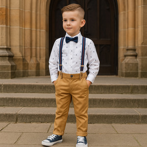 Boys Special Occasion Clothes Accessories: Boys Anchor Print Outfit