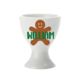 Personalised Egg Cup - Gingerbread Man